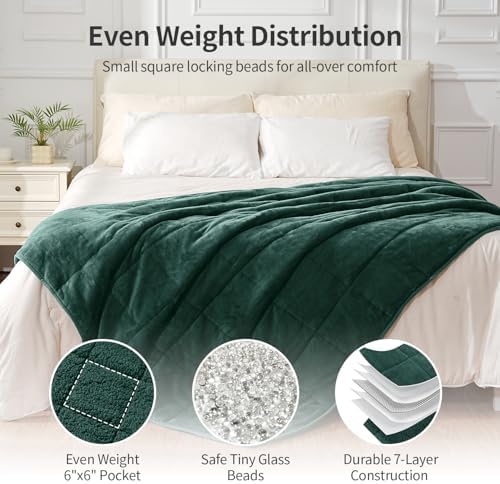Uttermara Weighted Blankets for Adults Full Size, 15lbs 48x72 inches - Image 6