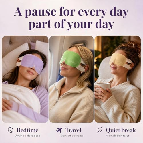 Steam Eye Mask, Self Heating Heated Eye Mask for Sleep, Warm Compress for Eyes, Moist Heat for Dry Eye Relief, Stye Eye Treatment, Spa, Travel Essentials, Variety 16 Pack - Image 6