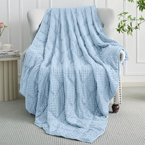 Mr. Sandman Weighted Blanket for Adults, Queen Size 15 lbs, 60 x 80 Inches - Image 2