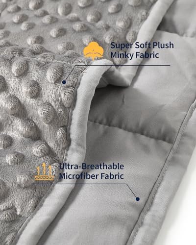 Mr. Sandman Weighted Blanket for Adults, Full Size 12 lbs, 48 x 72 Inches - Image 4