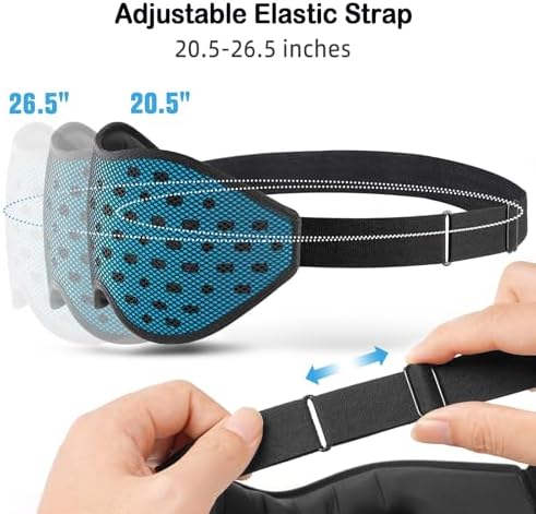 LitBear Breathable Sleep Mask, 3D Eye Mask Sleep for Side Sleeper Women Men - Image 6