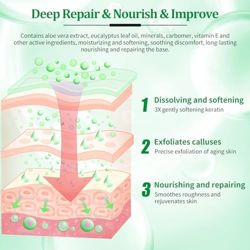 Pedicure Kit Foot Soak Set: Bubble Salt, Sugar Scrub, Massage Mask, Massage Lotion in a Box, 4 Step Foot Spa Kit for Dry Feet,Tired Feet（3 Set Green tea) - Image 5