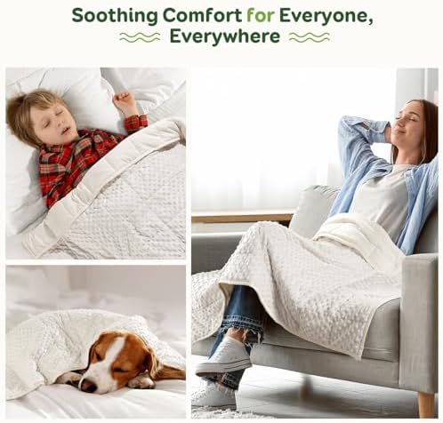 Sivio Weighted Blanket for Sleeping, 3lbs, 36 x 48 inches - Image 5