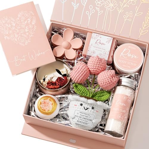 Spa Gifts Baskets for Women Bath Set Birthday Gifts for Women Self Care Kit by MAYICIVO