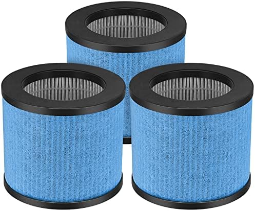 3 Pack TPAP002 Filter Replacements HEPA For TOPPIN TPAP002 Air Purifier by isinlive