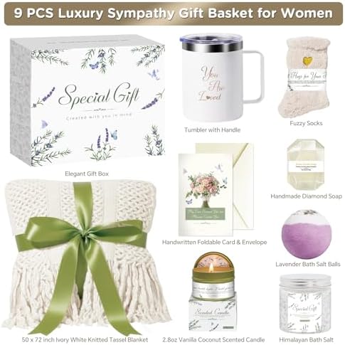 Gift Baskets for Women Birthday Gifts Self Care Get Well Soon Care Package - Image 2