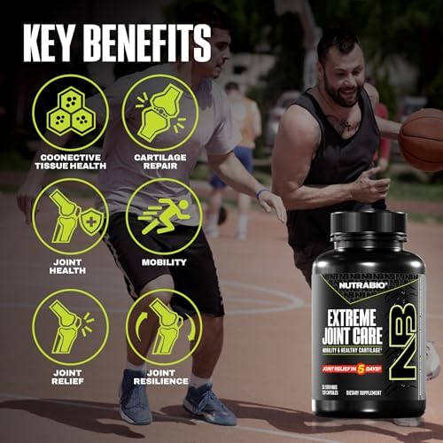 NutraBio Extreme Joint Care - Joint Support Supplement - Joint Health Supplement, Supports Joints, Mobility, and Cartilage - 120 Capsules - Image 6