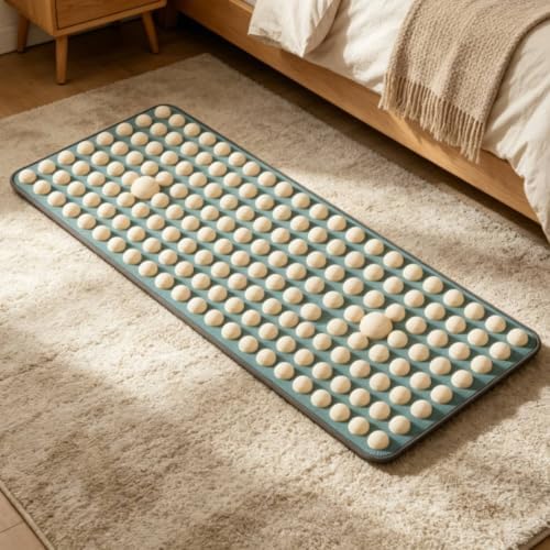 Foot Massage Pad Wooden Acupressure Board Roller Mat Massager with Raised Points for Focused Foot Pressure Suitable for Home Relaxation Office Standing desks, 40 100cm, Style to 4 - Image 4