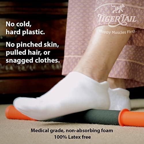 Tiger Tail 18in Massage Stick Portable Roller, Handheld, Deep Tissue Foam Roller, Body Massage and Myofascial Release Tool for Legs, Neck, Calves, Thighs, Shins & Back, The Original 18, Made in USA - Image 5