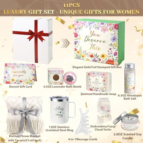 Get Well Soon Gift Basket for Women Self Care Spa Gift Set After Surgery - Image 3