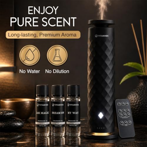 Cordless Hotel Scent Diffuser, Waterless Cold Air Oil Diffuser - Image 2