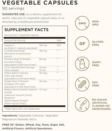 Solgar No. 7, Joint Support & Comfort, 90 Vegetable Capsules - Image 2