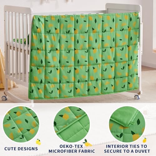 anfie Weighted Blanket(48"x72" 10lbs) Weighted Blanket Cooling Blanket for Resting,Throw Size Breathable Blanket with Premium Glass Bead(Lime Green) - Image 5