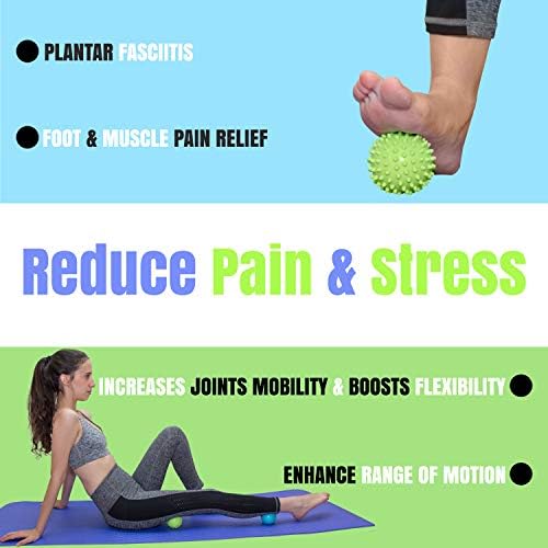 Myofascial Trigger Point Release & Deep Tissue Therapy Kit 6 Pack – Foam, Spiky & Peanut Balls in 3 Sizes - Image 4