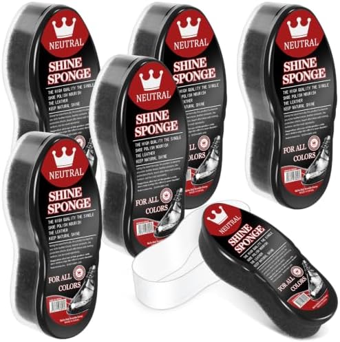 Loopeer 6 Pcs Shoe Shine Sponge by Loopeer