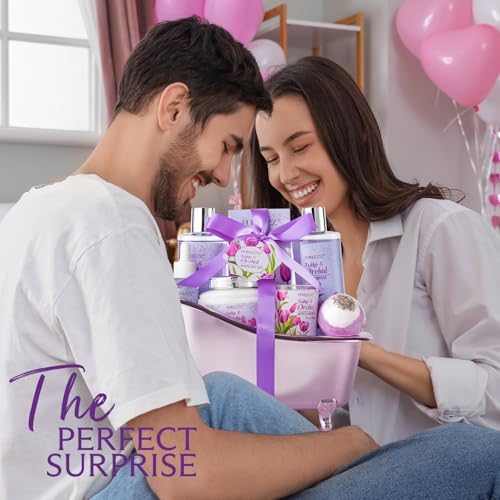 Tulip Orchid Spa Gifts Bath Kit for Women, 8Pcs - Image 5