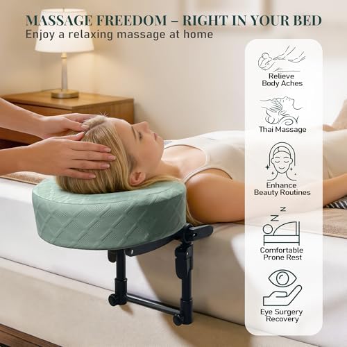 Massage Headrest for Bed, Face Down Massage Pillow & Face Cradle - Image 2