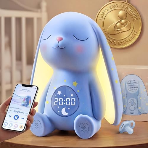 MeWaii Bunny White Noise Sound Machine, Newborn Baby Boy Gift, 100+ Sounds by Mewaii