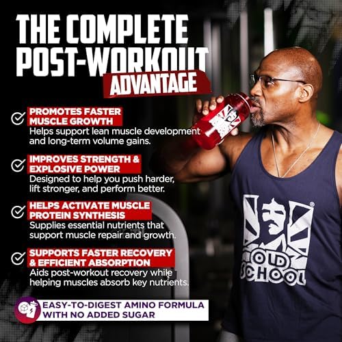 Old School Labs Vintage Build Post-Workout Recovery Powder, Fresh Berries - Image 5