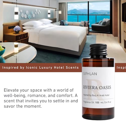 Riviera Oasis Hotel Collection Diffuser Oil – 100mL Luxury Aromatherapy Essential Oil for Diffusers & Waterless Diffusers – Premium Fragrance for Home & Office - Image 6