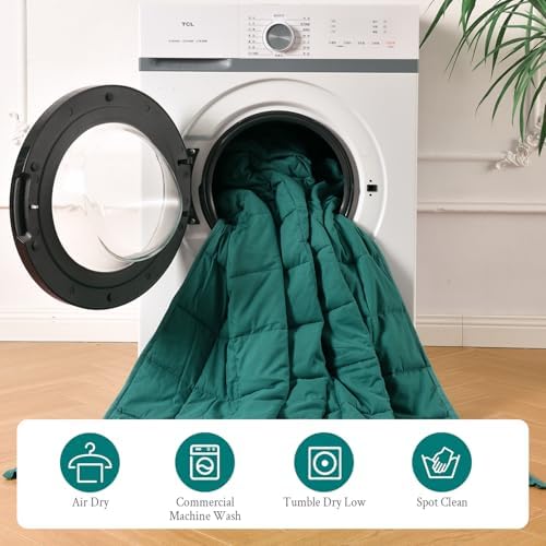 Topblan Cooling Weighted Blanket for Adults, 12 lbs 48 x 72 Twin Size Bed - Image 6
