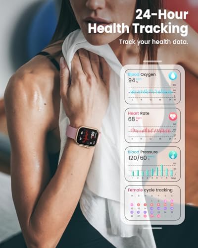 Smart Watch for Women for iPhone Android:1.85" Smartwatch Fitness Tracker - Image 3