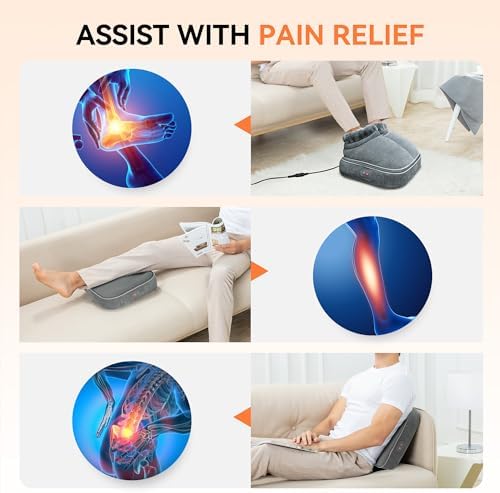 Snailax Foot Massager with Heat, Shiatsu Foot Warmer with Remote Control - Image 5
