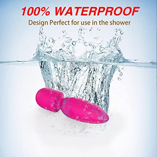 Mini Back Massager Waterproof Rechargeable Body Small Personal Massager Fatigue Relieving Muscle Massager (Rose red) - Image 3