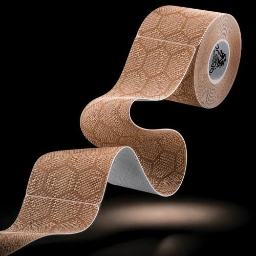Dragon Tape Waterproof Kinesiology Tape, 20 Precut Strips Per Roll, Synthetic (Skin, Single Roll) - Image 6