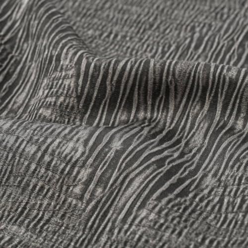 Designer Onyx Black Abstract Texture Throw Pillow Cover, Luxury Pillow Cover for Modern & Classic Home Decor, 18x18 Inch (Single Pack) - Image 3