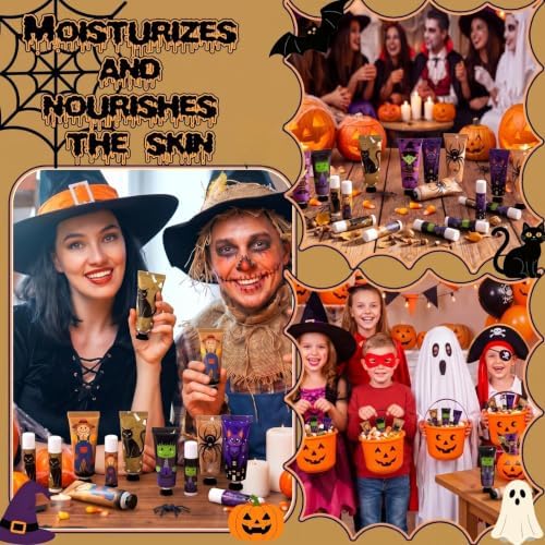 12 Pack Halloween Hand Cream and Lip Balm Gifts Sets for Women Bulk - Image 4