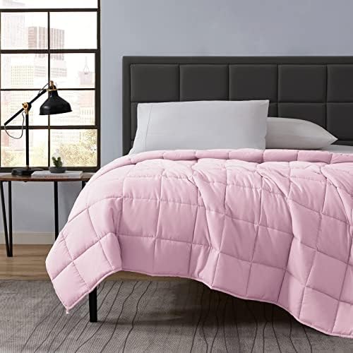 L'AGRATY Weighted Blanket - 40"x60" 7lbs Cooling Breathable Microfiber Material with Glass Beads Small Blanket All-Season Summer Fall Winter Soft Thick Comfort - Image 3