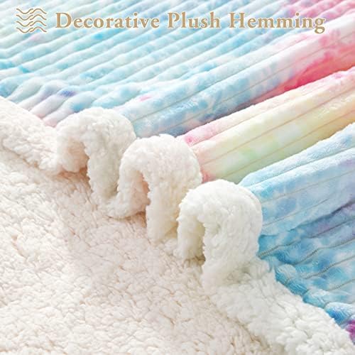 LBRO2M Sherpa Fleece Bed Blanket Super Soft Plush Warm Throw Queen 90"X90" - Image 4