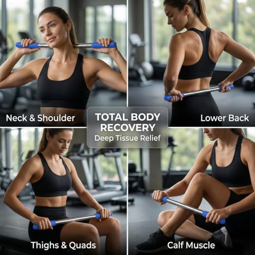 17.5”Muscle Roller Massage Roller Stick for Myofascial Release - Image 3