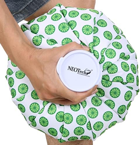 Neotech Care Ice Bag with Screw Top Lid (Lime Design, 11 inch) by NEOtechCare