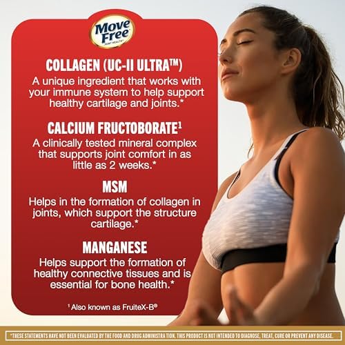 Move Free Ultra Pro 4in1 Joint Support Supplement Tablets- 120ct - Image 3