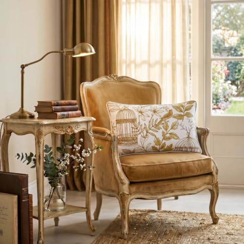 patdrea Designer French Velvet Throw Pillow Cover,12"x20"-Aviary - Image 7