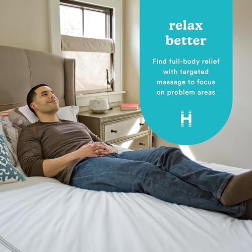 Homedics 3D Full Body Shiatsu & Vibration Massage and Heat Pillow for Neck,Upper Back and Lumbar,(Pack of 3) - Image 2