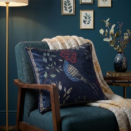 patdrea Designer French Velvet Throw Pillow Cover,18"x18"-Doodle A - Image 2