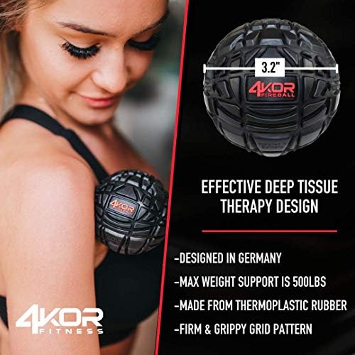 4KOR Massage Balls for Trigger Point Therapy - Myofascial Release Ball - Muscle Relief for Back, Neck, Shoulder, Foot Pain - Fitness Massage Balls for Mobility - Deep Tissue Release Ball - Image 3