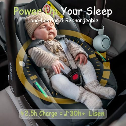 Portable Baby Sound Machine & Essentials for Babies & Kids - Slate - Image 4