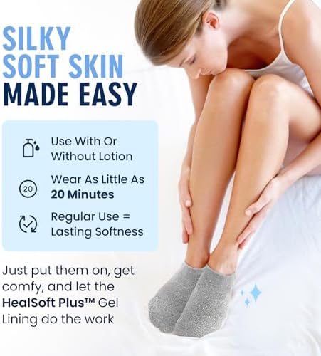 Dr. Frederick's Original Moisturizing Gel Socks, Mellow Moon, 1 Pair - Image 6