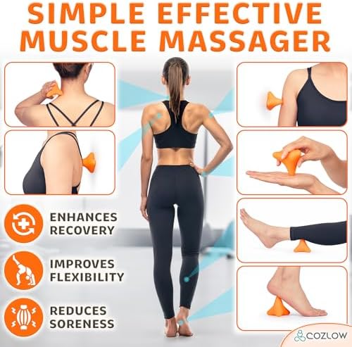 Pyramid Shaped Massage Tool for Trigger Point Therapy & Myofascial Release - Image 2