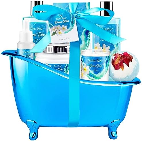 Spa Gift Basket Set for Women & Men by SaintRoy
