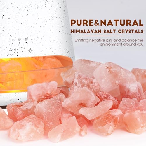 SALKING Himalayan Salt Lamp Diffuser, 2-in-1 Aromatherapy Diffuser for Home - Image 2