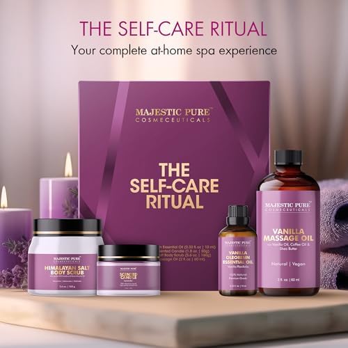 Majestic Pure Spa & Pamper Essential Oil Gift Set - Pack of 4 - Image 2
