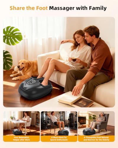 Shiatsu Foot Massager for Neuropathy with Heat and Remote Control - Image 6