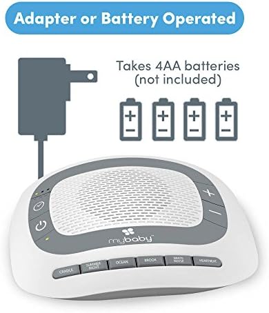 MyBaby SoundSpa White Noise Machine for Babies | 6 Soothing Lullabies to Newborns,Sound Therapy for Travel,Relaxing,Kids,Newborns,Baby Songs,Adjustable Volume, Auto-Off Timer,by HoMedics(Pack of 2) - Image 6