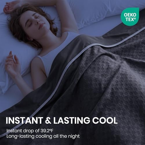 Topcee Cooling Blanket 108"x90" for Hot Sleepers Summer Cold Blanket - Image 2