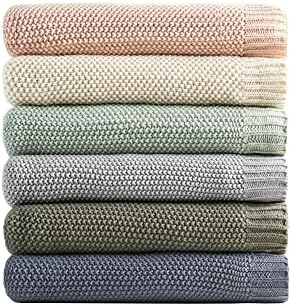 INK+IVY Bree Knit Throw Blanket for Bed, Sofa, and Couch, Lightweight, Breathable, Soft & Cozy Summer Blanket, Throw (50 in x 60 in), Coral - Image 6